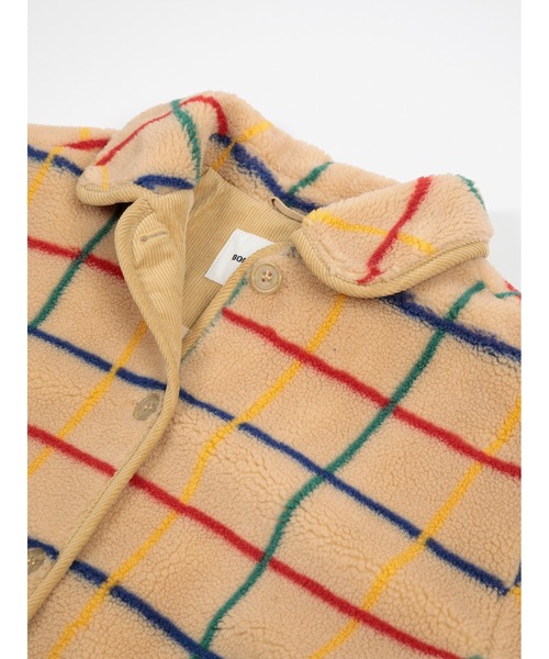 BOBO CHOSES（ボボショーズ）の「Color Striped sheepskin jacket（カバーオール・レディース・マルチ・S/M/L/XL/XS）」の3枚目の写真