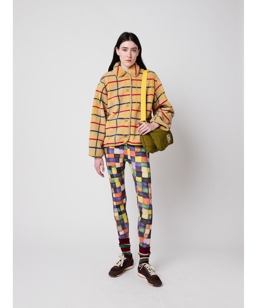 BOBO CHOSES（ボボショーズ）の「Color Striped sheepskin jacket（カバーオール・レディース・マルチ・S/M/L/XL/XS）」の5枚目の写真