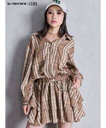 GYDA | 3WAYチェックワンピース(ワンピース)