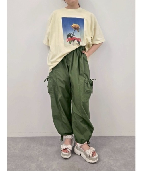 SM2(エスエムツー)の「センター切替リボンカーゴパンツ(その他パンツ・レディース・カーキ/ブラック/クリーム/ピンク・M/L)」の7枚目の写真