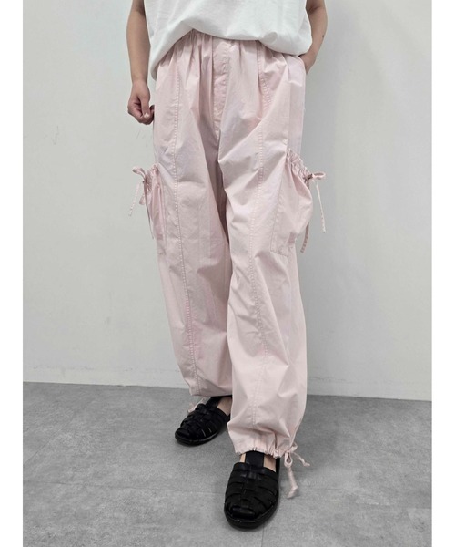 SM2(エスエムツー)の「センター切替リボンカーゴパンツ(その他パンツ・レディース・カーキ/ブラック/クリーム/ピンク・M/L)」の9枚目の写真