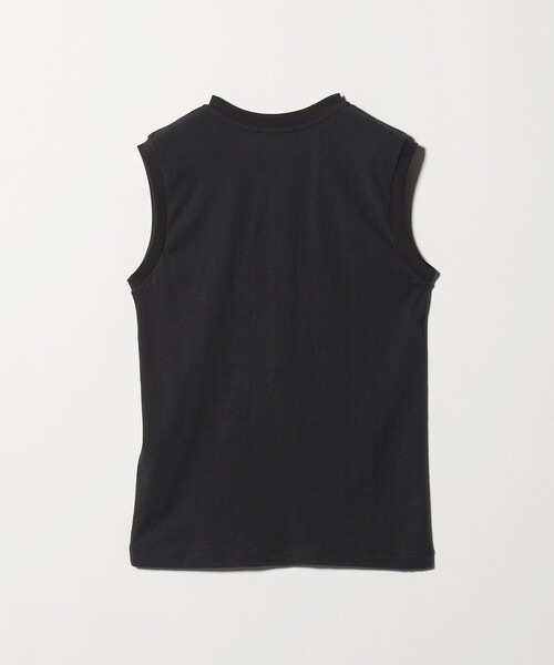 ATON（エイトン）の「＜ATON＞タンクトップ（タンクトップ・レディース・ダークグレー/ナチュラル・02(38)）」の3枚目の写真