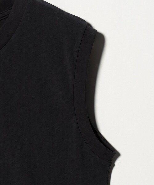 ATON（エイトン）の「＜ATON＞タンクトップ（タンクトップ・レディース・ダークグレー/ナチュラル・02(38)）」の5枚目の写真