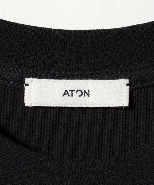 ATON（エイトン）の「＜ATON＞タンクトップ（タンクトップ・レディース・ダークグレー/ナチュラル・02(38)）」の10枚目の写真