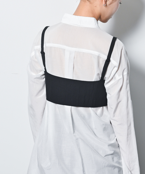 CITYSHOP（シティーショップ）の「OPPOSITE CAMI ビスチェ（キャミソール・レディース・チャコールグレー/ブラック・38/36）」の15枚目の写真