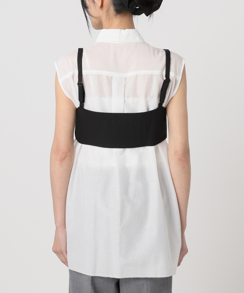 CITYSHOP（シティーショップ）の「OPPOSITE CAMI ビスチェ（キャミソール・レディース・チャコールグレー/ブラック・38/36）」の4枚目の写真