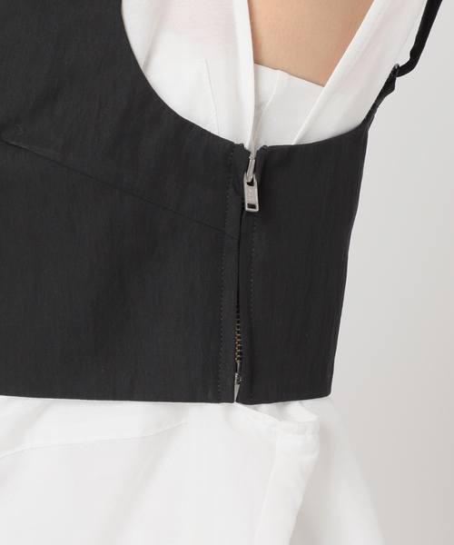 CITYSHOP（シティーショップ）の「OPPOSITE CAMI ビスチェ（キャミソール・レディース・チャコールグレー/ブラック・38/36）」の7枚目の写真