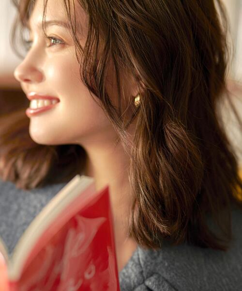 OPAQUE.CLIP(オペークドットクリップ)の「メタル2連ピアス(ピアス(両耳用)・レディース・シルバー系/ゴールド・00)」の6枚目の写真