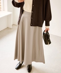 ROPE' PICNIC | シンセティックレザーフレアロングスカート(スカート)