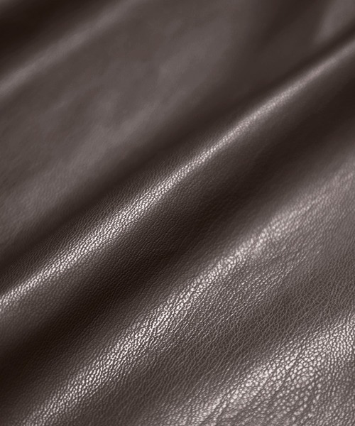 ROPE' PICNIC(ロペピクニック)の「シンセティックレザーフレアロングスカート(スカート・レディース・ダークブラウン/カーキ/ベージュ・S/M)」の5枚目の写真