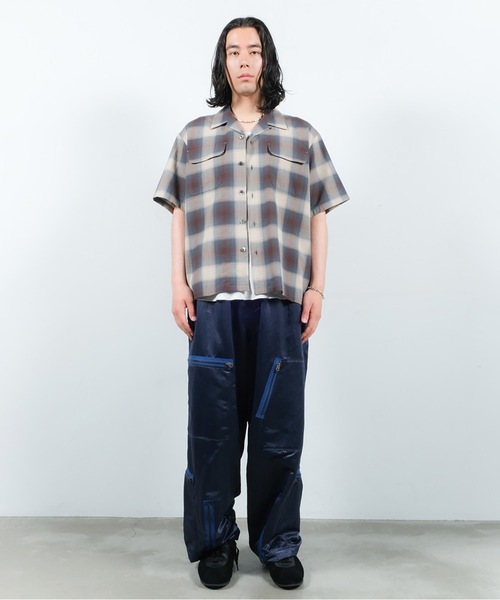 Jieda（ジエダ）の「PARACHUTE ZIP PANTS（その他パンツ・メンズ・ブラック/ネイビー・1/2）」の5枚目の写真