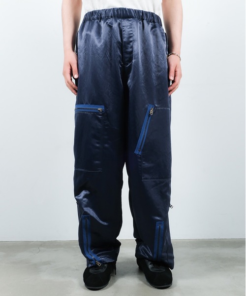 Jieda（ジエダ）の「PARACHUTE ZIP PANTS（その他パンツ・メンズ・ブラック/ネイビー・1/2）」の6枚目の写真