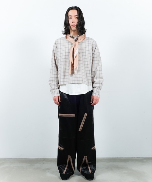 Jieda（ジエダ）の「PARACHUTE ZIP PANTS（その他パンツ・メンズ・ブラック/ネイビー・1/2）」の8枚目の写真