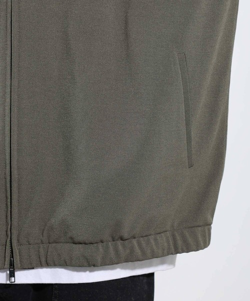BAYFLOW(ベイフロー)の「ドライ鹿の子ブルゾン(カーディガン/ボレロ・メンズ・ブラック/ブラウン/セージグリーン・MEDIUM/LARGE)」の14枚目の写真