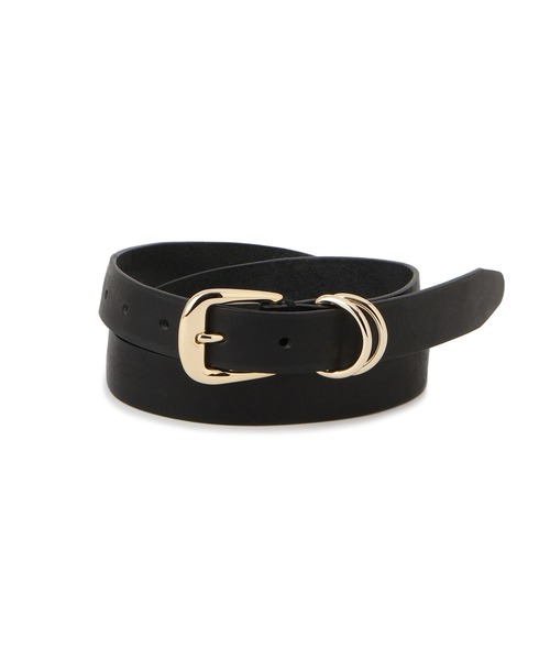 ADAM ET ROPE'（アダムエロペ）の「【サステナブル】ダブルリングスムースベルト（ベルト・レディース・シルバー/ゴールド・FREE）」の11枚目の写真