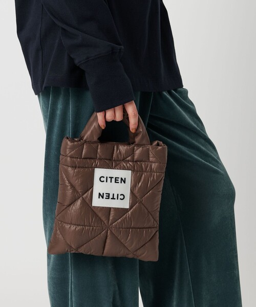 CITEN(シテン)の「<CITEN>CITENパデッドトートS(トートバッグ・レディース・ダークブラウン/ライトグレー/その他3/ロイヤルブルー/ベージュ/ダークグレー/シルバー/その他4/ブラック/レッド/ケリーグリーン/ターコイズブルー系/その他6/オレンジ/クリーム・FREE)」の5枚目の写真