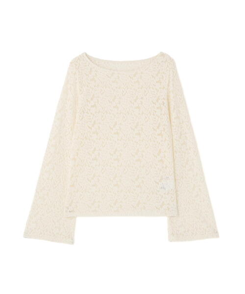 NATURAL BEAUTY BASIC（ナチュラルビューティーベーシック）の「◇モールレーストップス（Tシャツ/カットソー・レディース・ブルー/ブラウン/オフホワイト・FREE）」の4枚目の写真