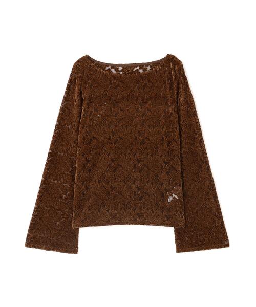 NATURAL BEAUTY BASIC（ナチュラルビューティーベーシック）の「◇モールレーストップス（Tシャツ/カットソー・レディース・ブルー/ブラウン/オフホワイト・FREE）」の10枚目の写真