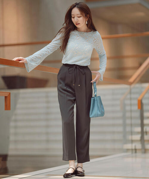 NATURAL BEAUTY BASIC（ナチュラルビューティーベーシック）の「◇モールレーストップス（Tシャツ/カットソー・レディース・ブルー/ブラウン/オフホワイト・FREE）」の18枚目の写真