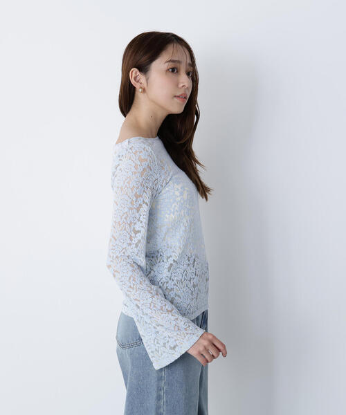 MACHATT ラッセルレーストップス（ホワイト） ☆新品☆マチャット ラッセルレーストップス（ホワイト