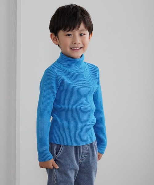 SKAPE（エスケープ）の「ﾊｲﾈｯｸﾆｯﾄ（ニット/セーター・キッズ・グリーン/パープル/レッド/ブルー/ブラック/アイボリー・130cm/120cm/110cm/100cm/90cm/80ｃｍ）」の5枚目の写真