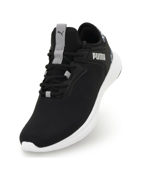 PUMA(プーマ)の「PUMA プーマ ウィメンズ ソフトライド バイタル 2 フェム GR ランニングシュ(スニーカー・レディース・ベージュ系その他/ブラック×シルバー・23.0cm/22.5cm/22.0cm/24.5cm/24.0cm/23.5cm/26.0cm/25.5cm/25.0cm)」の7枚目の写真