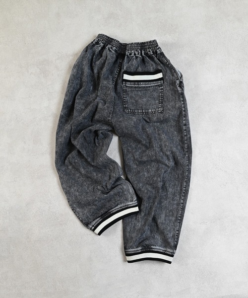 MARKEY'S（マーキーズ）の「ラインリブデニムパンツ（デニムパンツ・キッズ・ブルー/ブラック・120/110/100/90/150/130/140）」の12枚目の写真