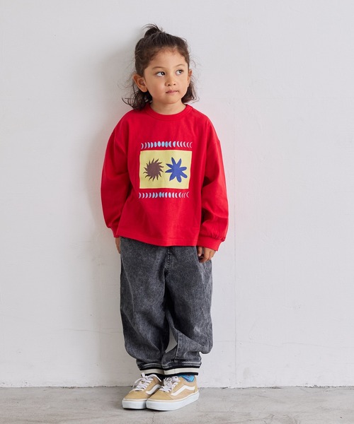 MARKEY'S（マーキーズ）の「ラインリブデニムパンツ（デニムパンツ・キッズ・ブルー/ブラック・120/110/100/90/150/130/140）」の14枚目の写真