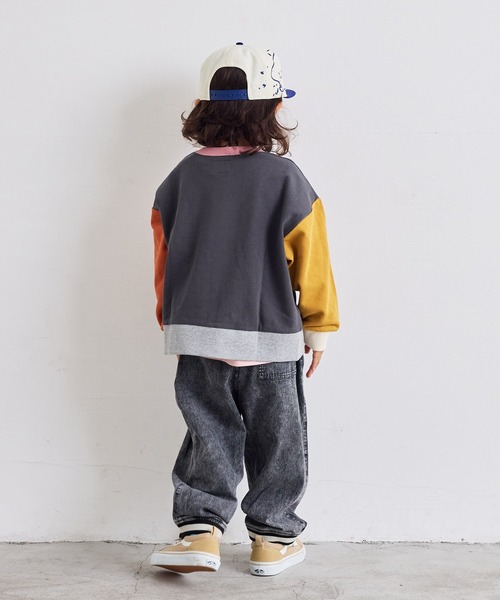 MARKEY'S（マーキーズ）の「ラインリブデニムパンツ（デニムパンツ・キッズ・ブルー/ブラック・120/110/100/90/150/130/140）」の17枚目の写真