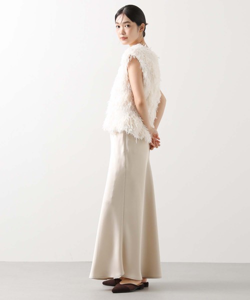 Gready Brilliant（グレディブリリアン）の「ラメシャギージャガードベスト（シャツ/ブラウス・レディース・アイボリー/ブラック・38）」の15枚目の写真