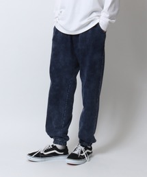 ANPAS（アンパス）の「Vintage Design Chemical Denim Easy Pants/セットアップ対応 ケミカル加工 カットデニム ストレッチイージーパンツ ボトムス スウェットパンツ メンズ レディース（スウェットパンツ）」
