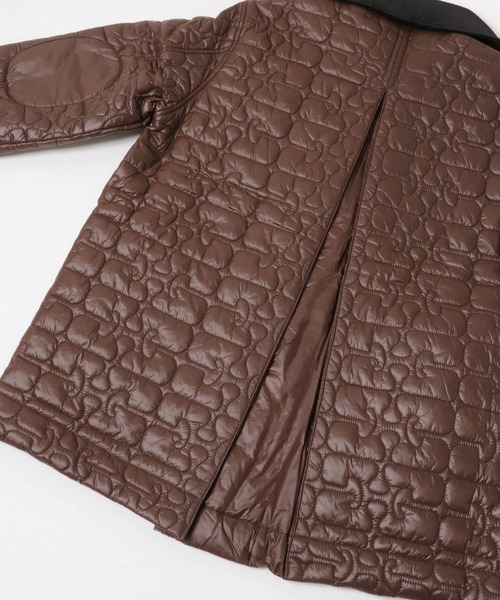 GANNI（ガニー）の「GANNI　Shiny Quilt Midi Jacket（ダウンジャケット/コート・レディース・ブラウン・S/M）」の6枚目の写真