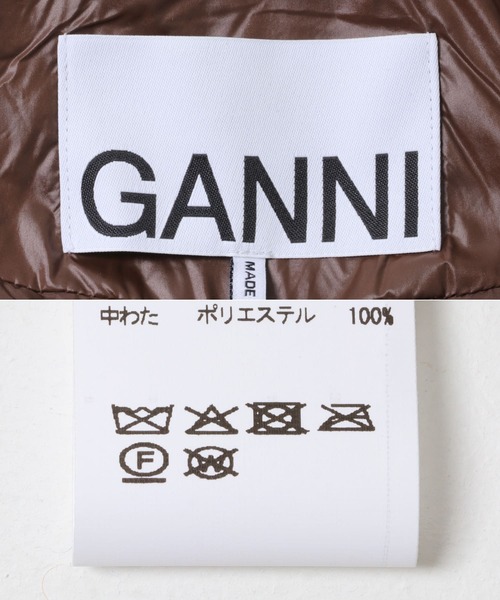 GANNI（ガニー）の「GANNI　Shiny Quilt Midi Jacket（ダウンジャケット/コート・レディース・ブラウン・S/M）」の8枚目の写真