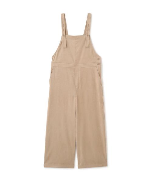 human woman（ヒューマンウーマン）の「◆ストレッチフェイクスエードオーバーオール（サロペット/オーバーオール・レディース・ブラウン/ベージュ・MEDIUM）」の12枚目の写真