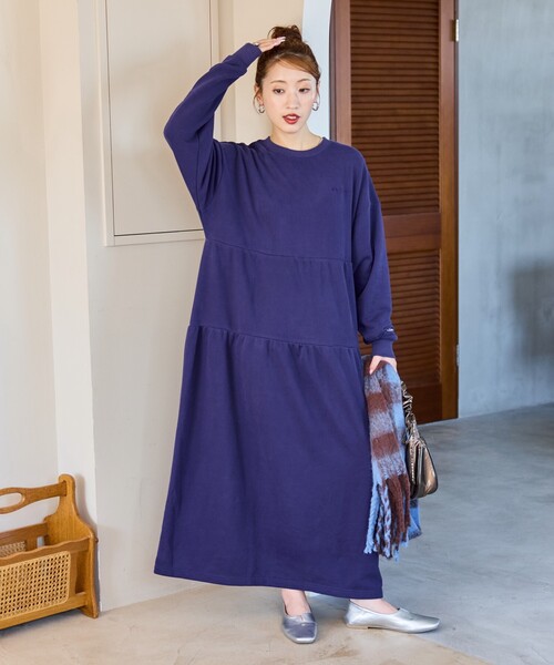 Champion フリークスストア　 ティアードワンピース　 新品タグ付き セール】限定展開 Champion × FREAK'S STORE/チャンピオン 別注