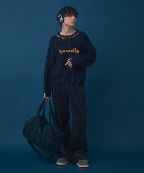 セール】Stitch Logo knit - ステッチロゴニット -（ニット/セーター