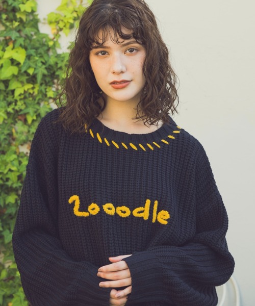 セール】Stitch Logo knit - ステッチロゴニット -（ニット/セーター