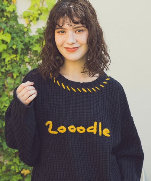 Stitch Logo knit - ステッチロゴニット -（ニット/セーター