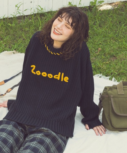 Stitch Logo knit - ステッチロゴニット -（ニット/セーター