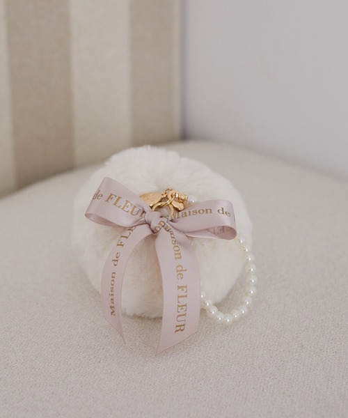 メゾンドフルール Maison de FLEUR チャームH パールチェーンファーチャーム（チャーム）｜Maison de FLEUR