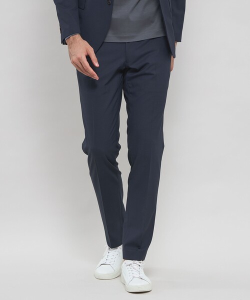 MACKINTOSH LONDON(マッキントッシュ ロンドン)の「【BREASY JACKET】2WAYストレッチ千鳥セットアップパンツ(スラックス・メンズ・ブラウン系その他6/ネイビー・90/82/94/78/86)」の2枚目の写真