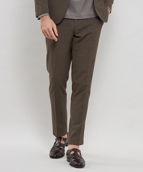 MACKINTOSH LONDON(マッキントッシュ ロンドン)の「【BREASY JACKET】2WAYストレッチ千鳥セットアップパンツ(スラックス・メンズ・ブラウン系その他6/ネイビー・90/82/94/78/86)」の1枚目の写真