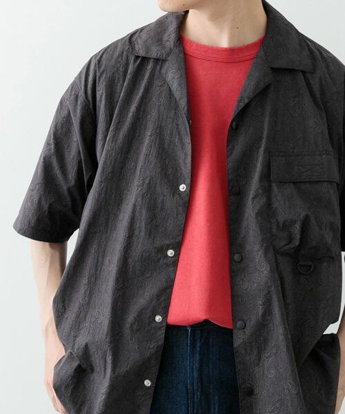 ITEMS URBANRESEARCH（アイテムズ アーバンリサーチ）の「フェード加工クルーネック天竺ポケットTシャツ（Tシャツ/カットソー・メンズ・ブラウン/グリーン/レッド/ブラック・LARGE/MEDIUM）」の9枚目の写真