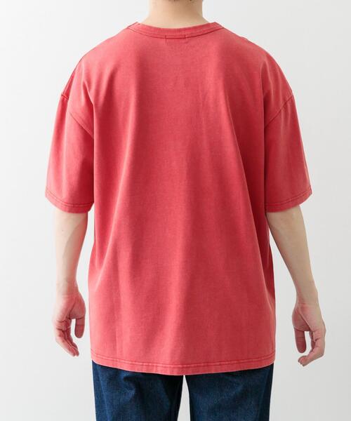 ITEMS URBANRESEARCH（アイテムズ アーバンリサーチ）の「フェード加工クルーネック天竺ポケットTシャツ（Tシャツ/カットソー・メンズ・ブラウン/グリーン/レッド/ブラック・LARGE/MEDIUM）」の12枚目の写真