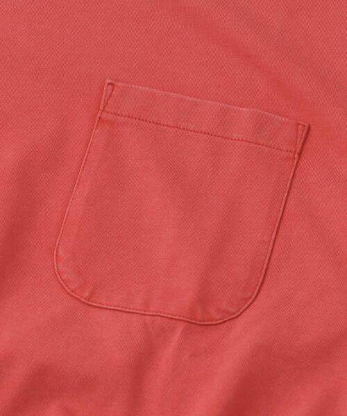 ITEMS URBANRESEARCH（アイテムズ アーバンリサーチ）の「フェード加工クルーネック天竺ポケットTシャツ（Tシャツ/カットソー・メンズ・ブラウン/グリーン/レッド/ブラック・LARGE/MEDIUM）」の14枚目の写真