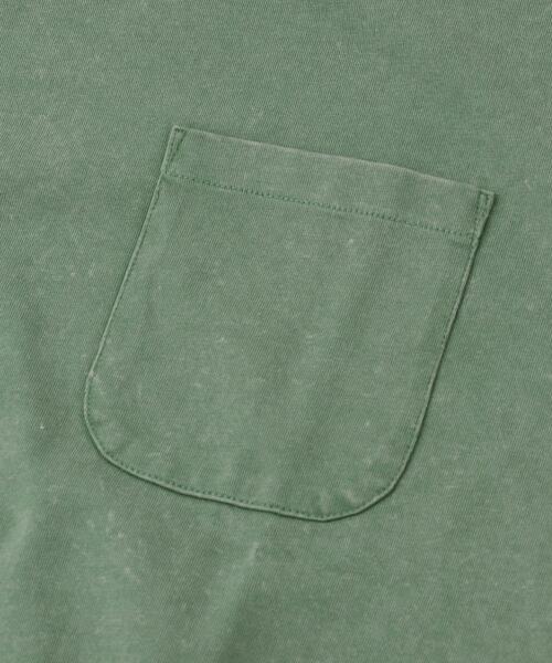 ITEMS URBANRESEARCH（アイテムズ アーバンリサーチ）の「フェード加工クルーネック天竺ポケットTシャツ（Tシャツ/カットソー・メンズ・ブラウン/グリーン/レッド/ブラック・LARGE/MEDIUM）」の21枚目の写真