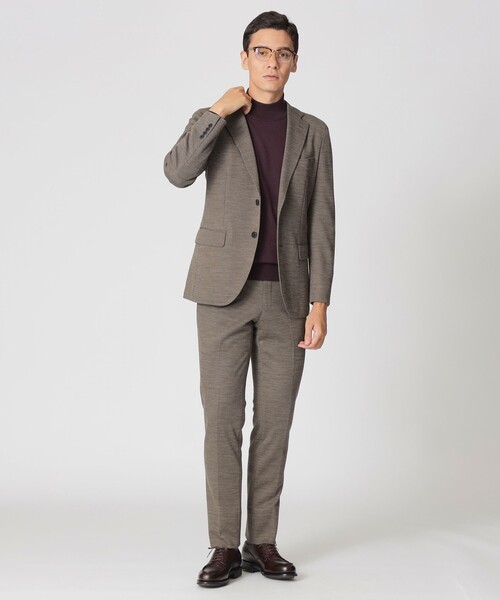 Paul Stuart(ポールスチュアート)の「【Nikkei magazine掲載】【STUART'S TRAVELER】ハイスペックバーズアイトラウザーズ(スラックス・メンズ・グレー系その他2/ネイビー・46/50/48/52)」の9枚目の写真