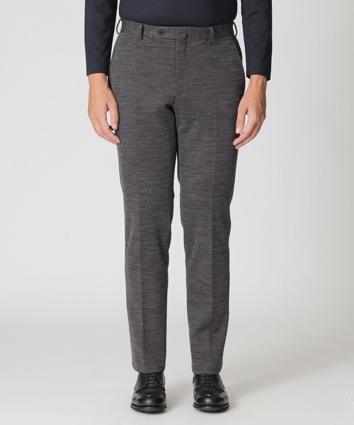 Paul Stuart(ポールスチュアート)の「【Nikkei magazine掲載】【STUART'S TRAVELER】ハイスペックバーズアイトラウザーズ(スラックス・メンズ・グレー系その他2/ネイビー・46/50/48/52)」の11枚目の写真