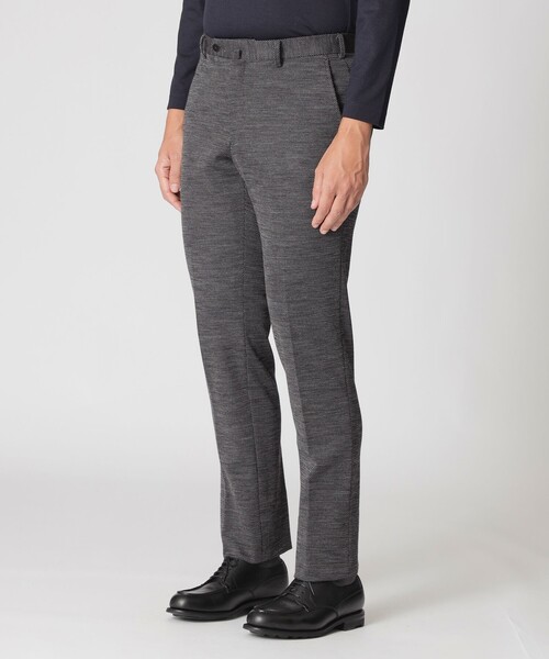 Paul Stuart(ポールスチュアート)の「【Nikkei magazine掲載】【STUART'S TRAVELER】ハイスペックバーズアイトラウザーズ(スラックス・メンズ・グレー系その他2/ネイビー・46/50/48/52)」の12枚目の写真