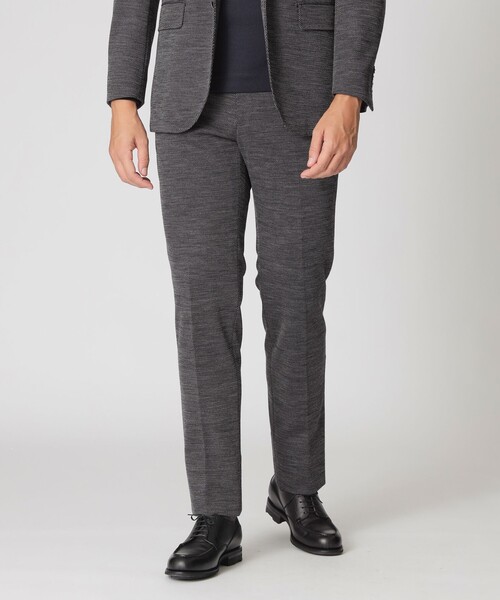 Paul Stuart(ポールスチュアート)の「【Nikkei magazine掲載】【STUART'S TRAVELER】ハイスペックバーズアイトラウザーズ(スラックス・メンズ・グレー系その他2/ネイビー・46/50/48/52)」の3枚目の写真